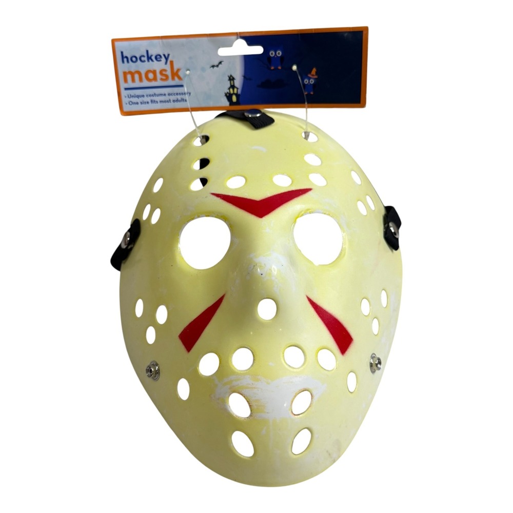 Home by Rite Aid Hockey Mask Halloween Costume Accessory Jason Horror Slasher